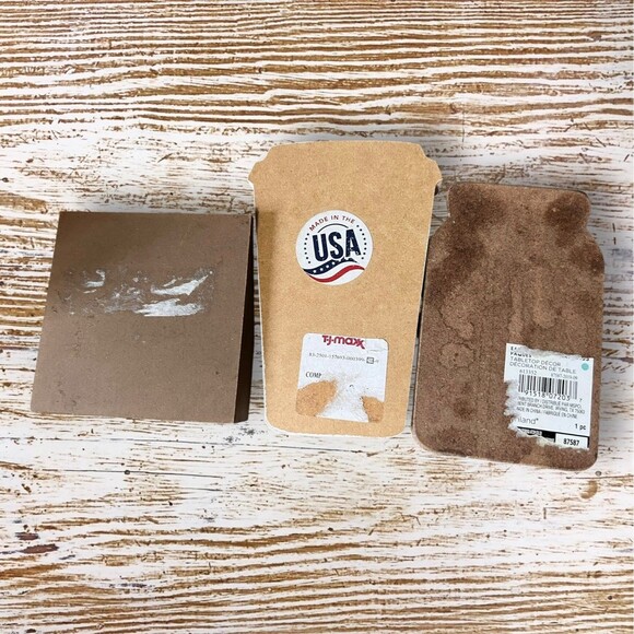 Lot of 3 Small Wood Figures Tier Tray Shelf Decor Home Pumpkin Spice Farmhouse - Picture 5 of 5